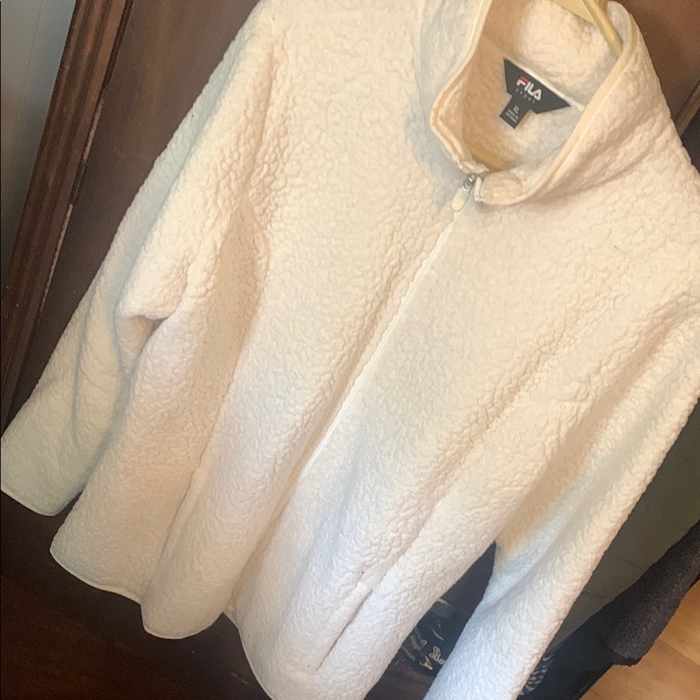 Fila Off-White Sherpa Jacket
